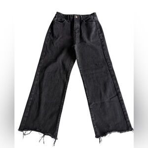 Princess Polly Black Flare & Wide Leg Jeans